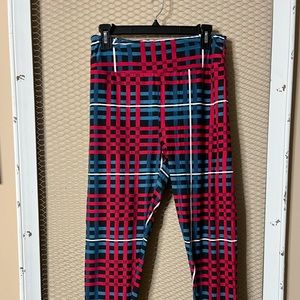 LuLaRoe Leggings TC Plaid